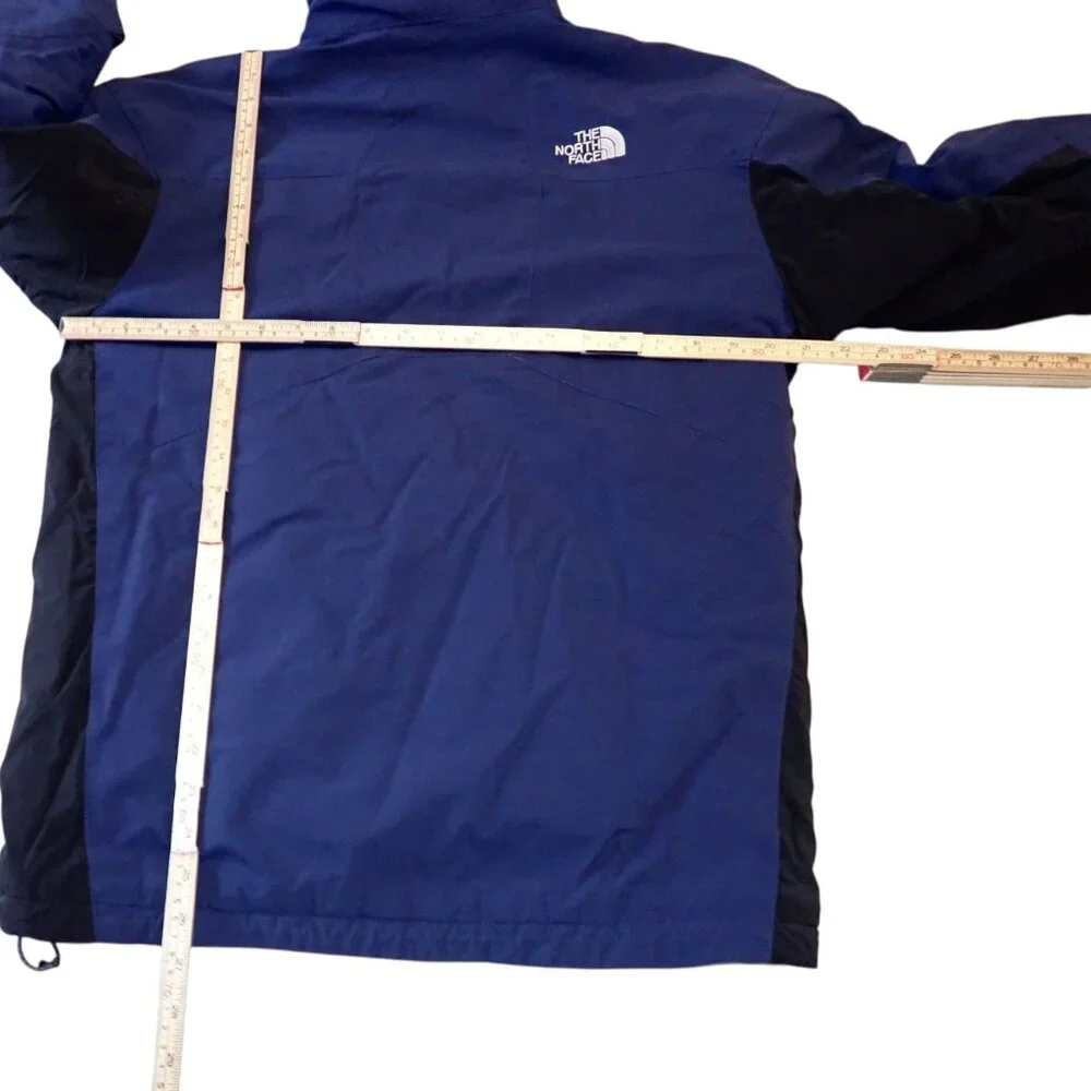 Vintage The North Face Jacket Mens M Summit Series Windstopper Blue Hooded - Picture 3 of 8